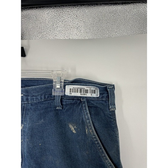 VTG Carhartt Jeans 38x32 382-83 Dungaree Fit Carpenter Work Pants Baggy Distress - Picture 6 of 7